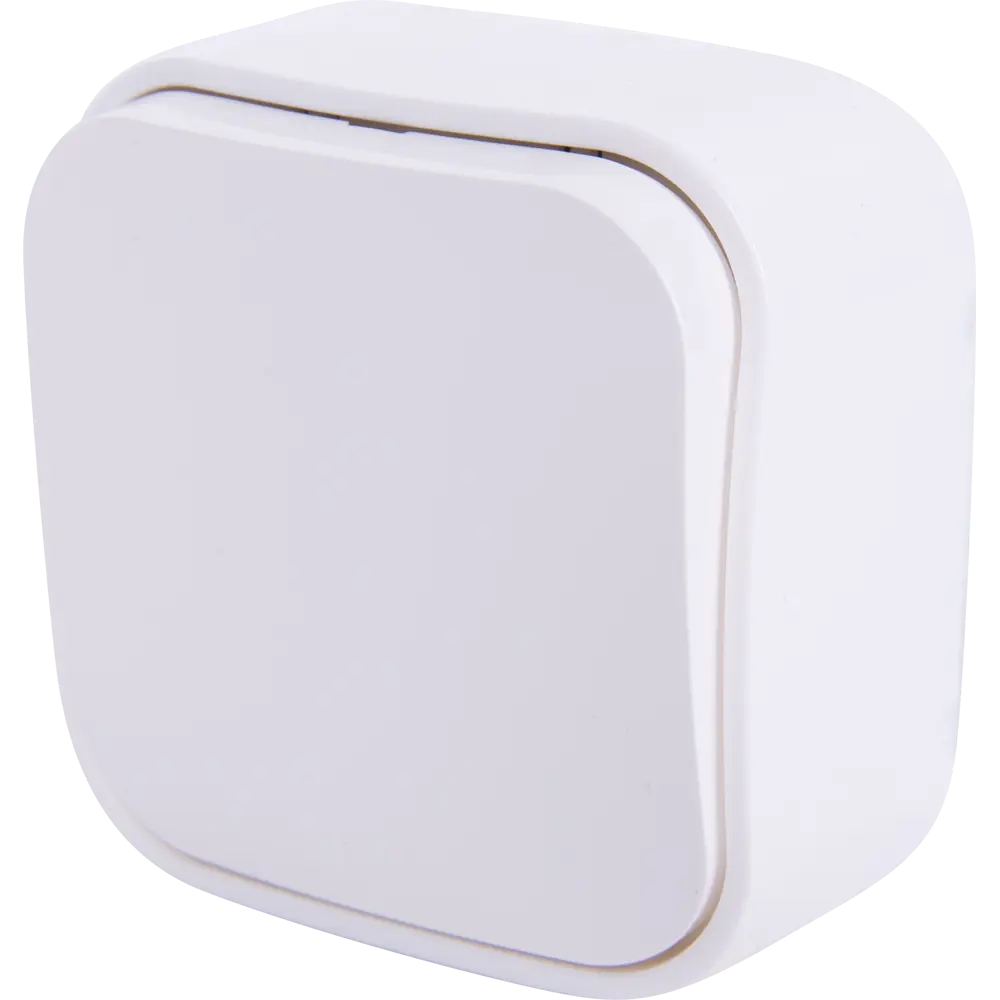 Выключатель накладной Legrand Quteo одноклавишный белый 16148309 STLM-0006591 - Вид №1