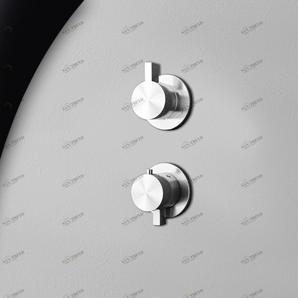 Термостат для душа сталь глянцевая TOOX Radomonte TER2L