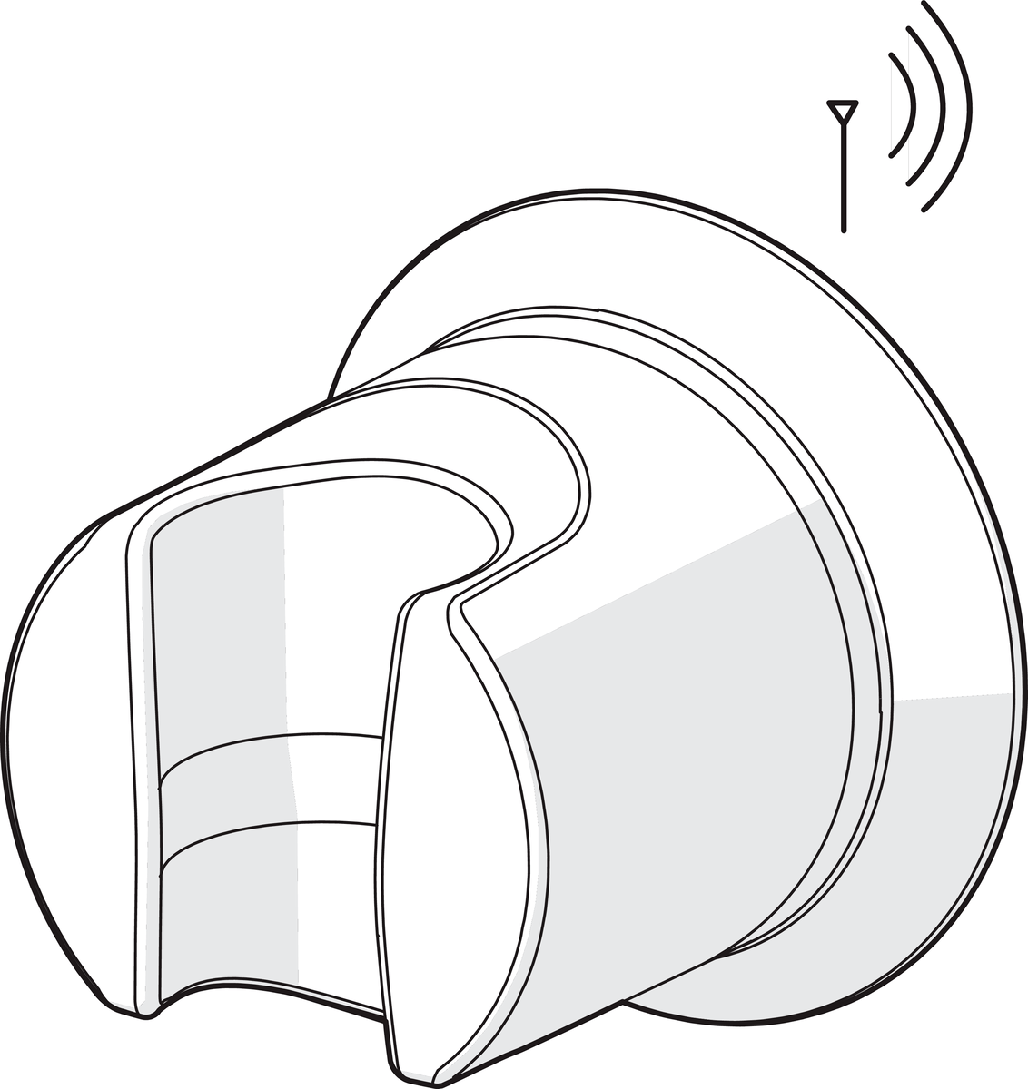 Oras 272550-11 Smart Держатель ручного душа 272550-11 Optima Белый  - Вид №1