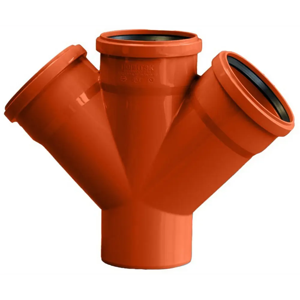 Крестовина наружная Политэк 45° 110 мм STLM-2070055