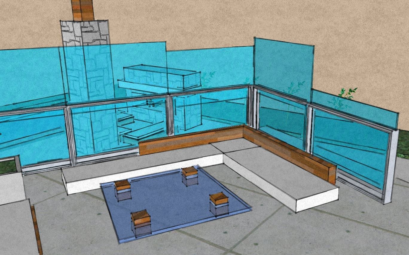 Перила из алюминия и стекла GM MORANDO Bellavista System ARCH-00121256 - Вид №19