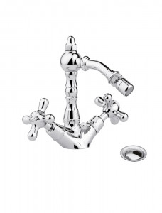 0707/2/C Bellosta Rubinetterie БЛОК БИДЕ С ОДНЫМ ОТВЕРСТИЕМ С ВЫСОКИМ ПОВОРОТНЫМ НОЖОМ