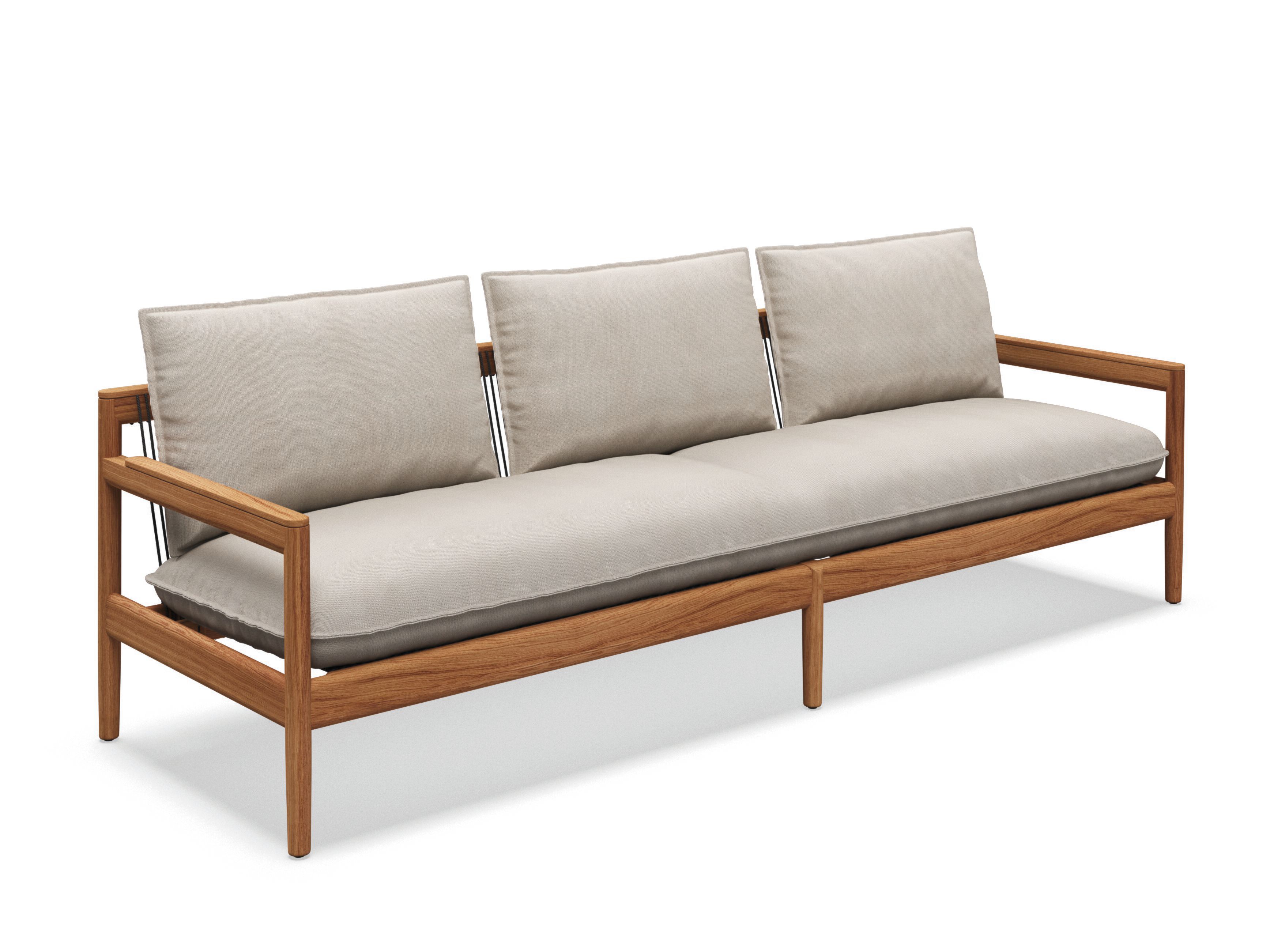 3-местный тканевый садовый диван Gloster Saranac ARCH-00029561