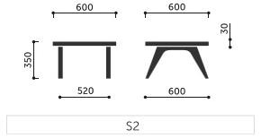 profim Квадратный деревянный журнальный столик October sun-id-1475856 - Вид №1