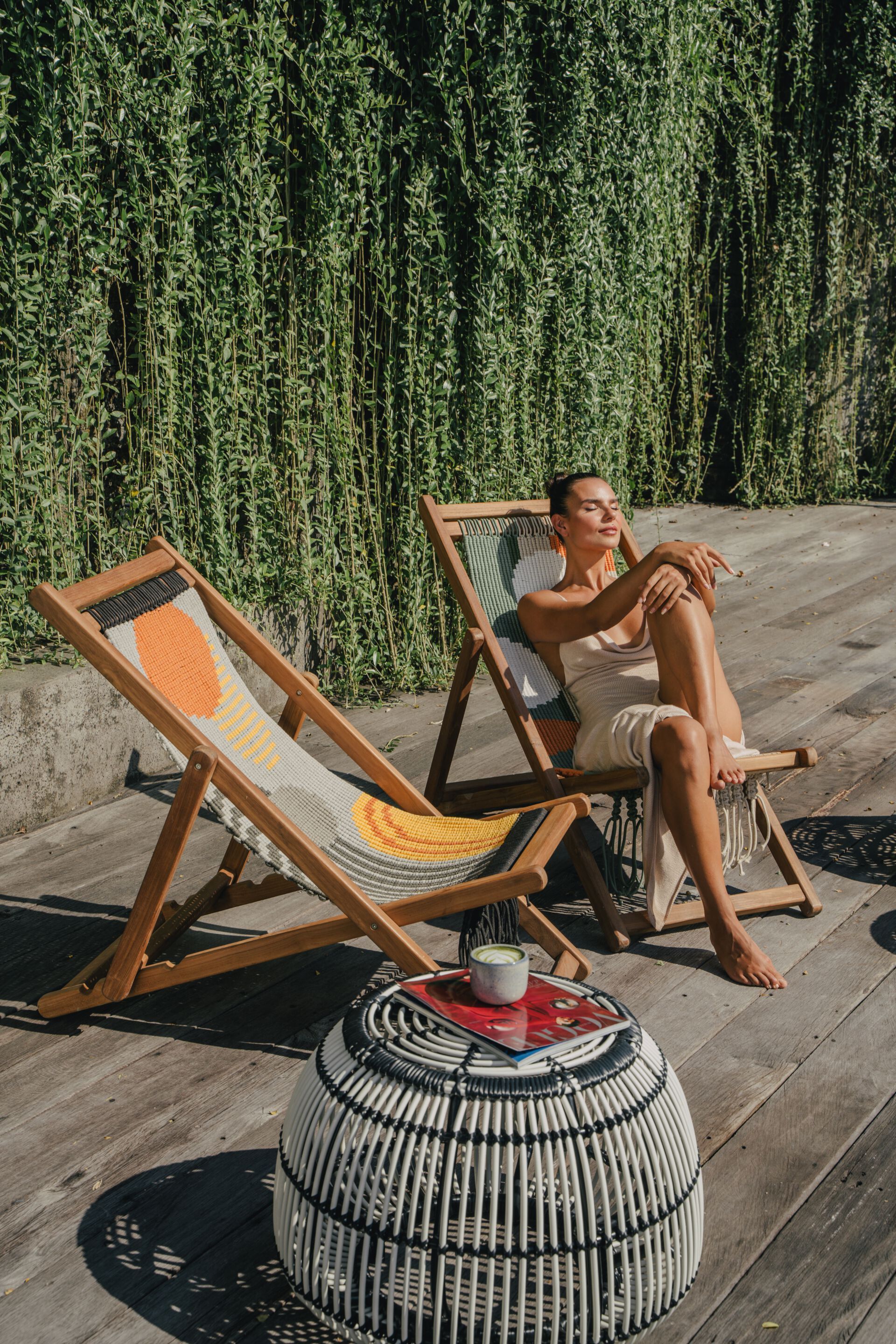 Кресло для отдыха из тикового дерева и веревки cbdesign Виареджо ARCH-00142467 - Вид №55