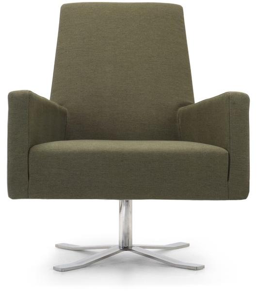 Domingo Salotti Мягкое кресло из ткани в современном стиле с 4 спицами для контракта Boston sun-id-1486369 - Вид №1