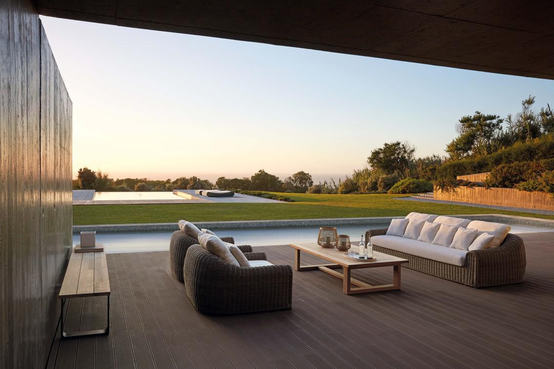 MNST1084 Журнальные столики teak ⌀155см Manutti Siena - Вид №3