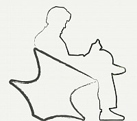 Magis Spun SD663 Стул вращающийся из полиэтилена. Цвет: Серый Серый антрацит-Светло серый  - Вид №5