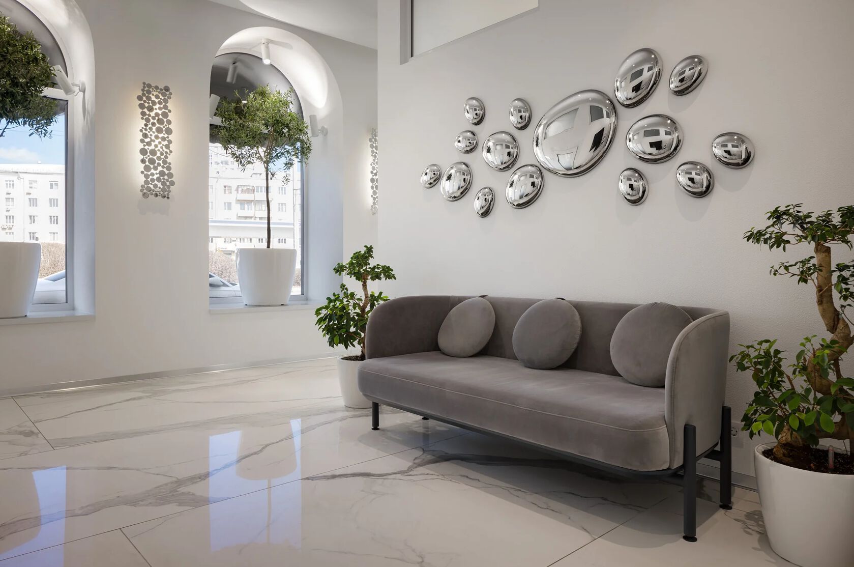 Декоративный предмет из зеркального стекла PlusObject Drops ARCH-00103427 - Вид №3