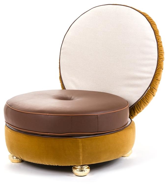 Seletti Кресло с тканевой обивкой Hot dog sofa & burger chair sun-id-1387951 - Вид №5