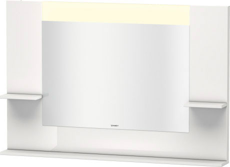 Зеркало с полочками сбоку и внизу Vero #VE7352 1200 x 142 мм Duravit VE735204949 - Вид №2