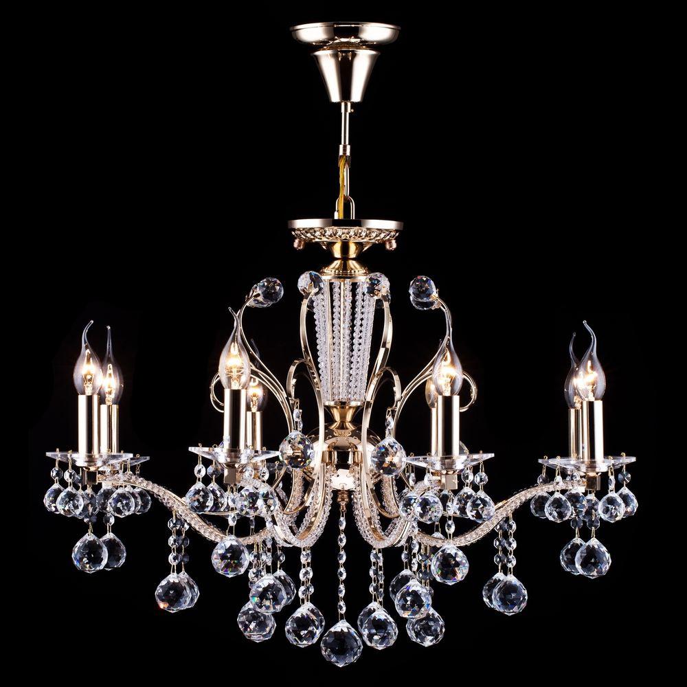 Подвесная люстра Freya Marlin FR1130-PL-08-G FREYA ДИЗАЙНЕРСКИЕ, MARLIN 188275 Золотой  - Вид №2