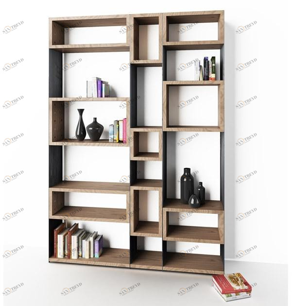 ZAVA Модульный открытый книжный шкаф sun-id-1407643