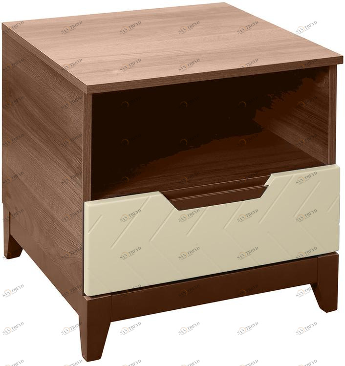 30746 Тумба с полкой в прихожую Сканди Бежевый R-HOME 40092710H_Беж