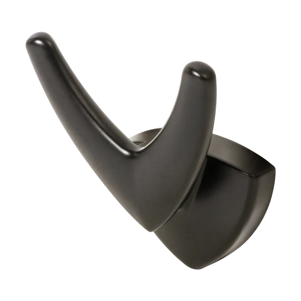 Крючок мебельный Ajax MB-LM/K-003 цвет черный STLM-2095148