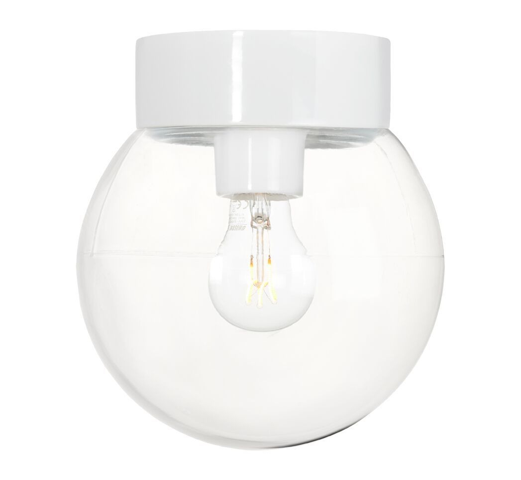 Настенный светильник / потолочный светильник из стекла и фарфора Ifö Electric Classic Globe ARCH-00080719 - Вид №15