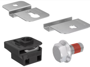 Система для установки фотоэлектрических панелей на фасаде