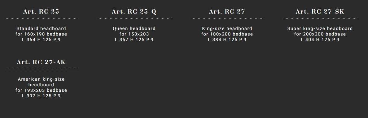 Barnini Oseo Двуспальная кровать из кожи с обитым изголовьем Richmond upon thames Rc26 - rc28 - Вид №2