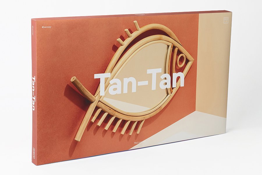 Зеркало настенное коричневое Tan-Tan XL DOIY ДИЗАЙНЕРСКИЕ 00-3880893 Коричневый  - Вид №3