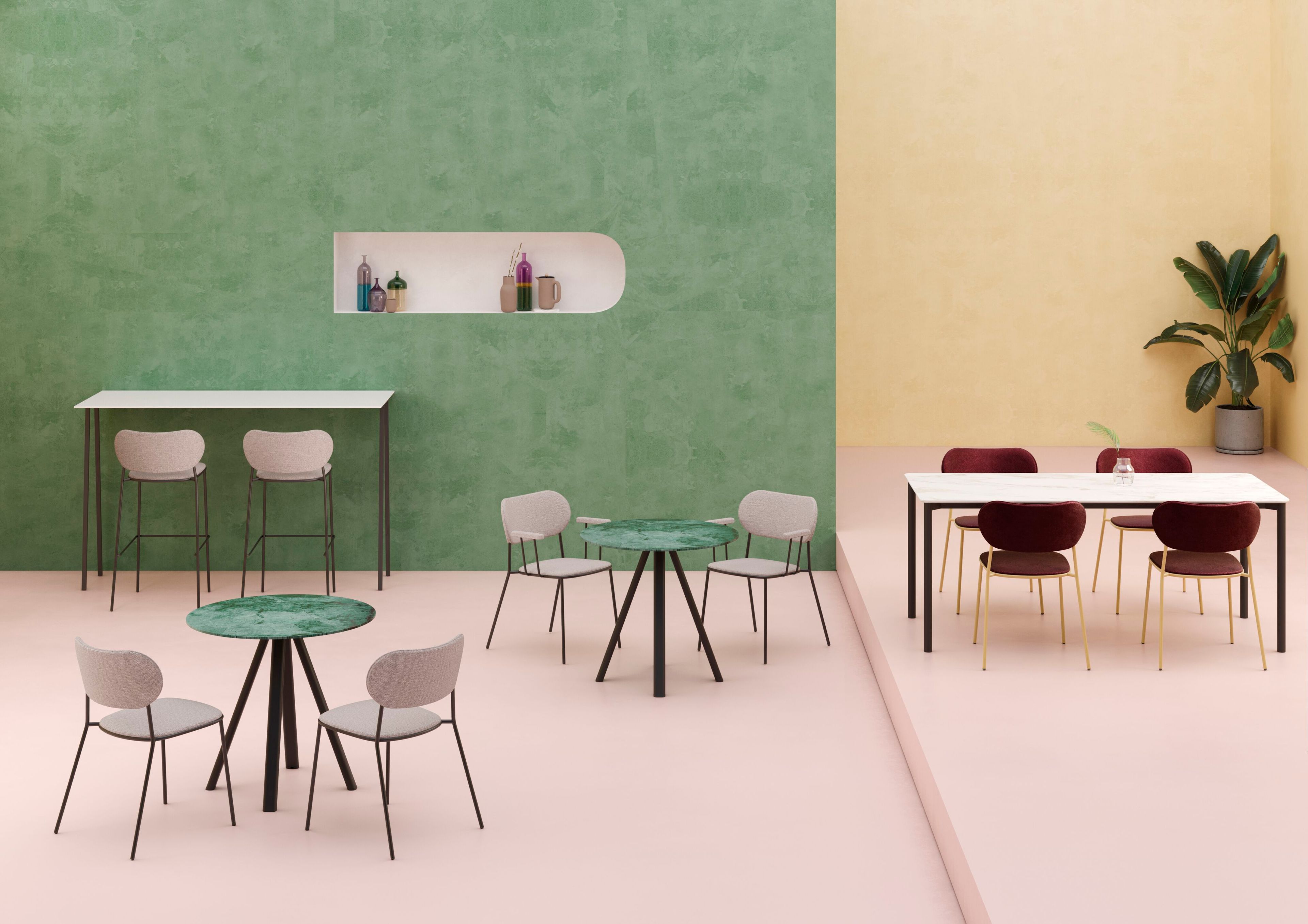 Квадратный или прямоугольный стол из мрамора или керамогранита GABER MANTIX MARBLE & PORCELAIN ARCH-00108073 - Вид №5