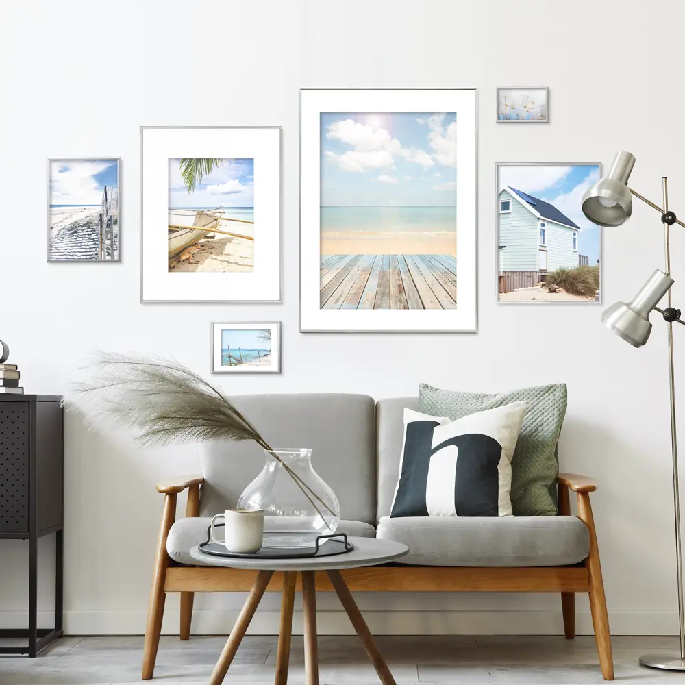 Фоторамка Kreaforta Lila серебристая 30×40 см для интерьера 89398532 STLM-1584336 - Вид №3