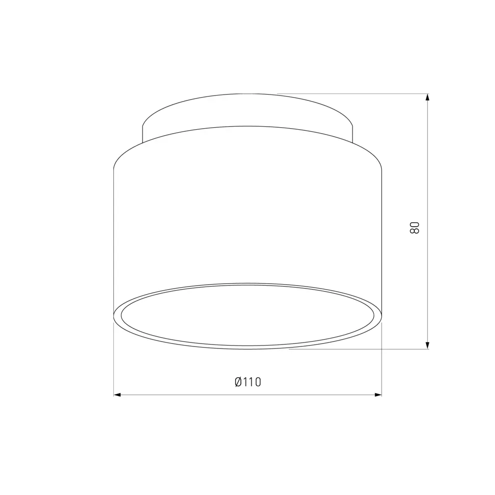 Светильник точечный накладной Elektrostandard 1069 GX53, 2 м², цвет белый STLM-2177943 - Вид №6