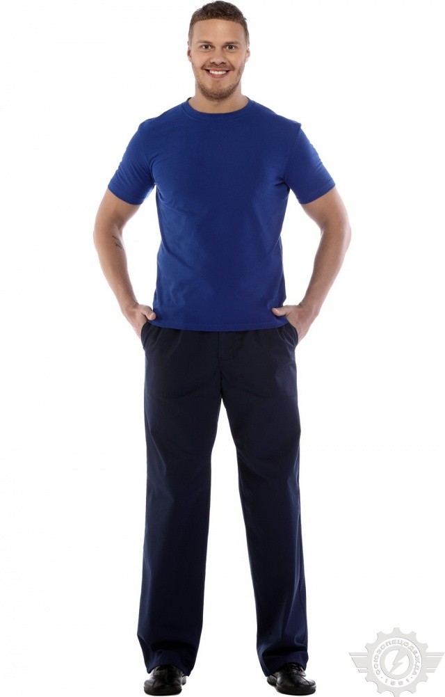 4956975 Футболка василек  Одежда для официантов  размер 5XL (64-66) Спецодежда  - Вид №8