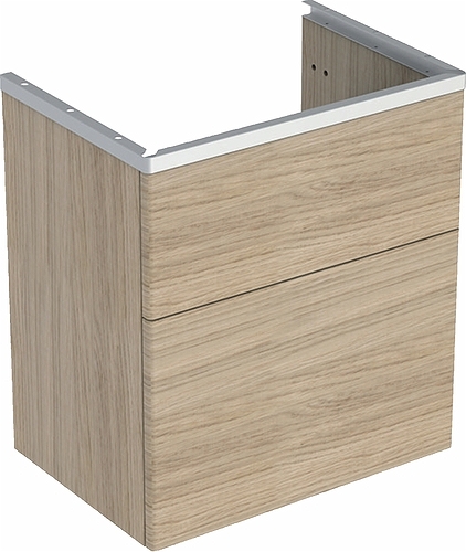 9610121101 IDO Glow напольная тумба под умывальник, с двумя ящиками, W = 880 мм, W1 = 900 мм, белый - Вид №7