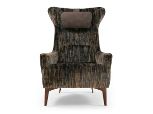 Бархатное кресло bergère