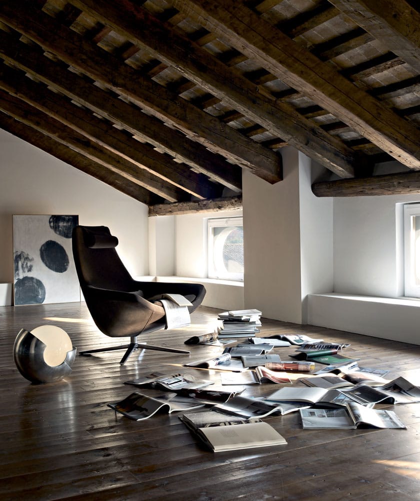 Тканевое кресло с подголовником B&B Italia ARCH-00082788 - Вид №1