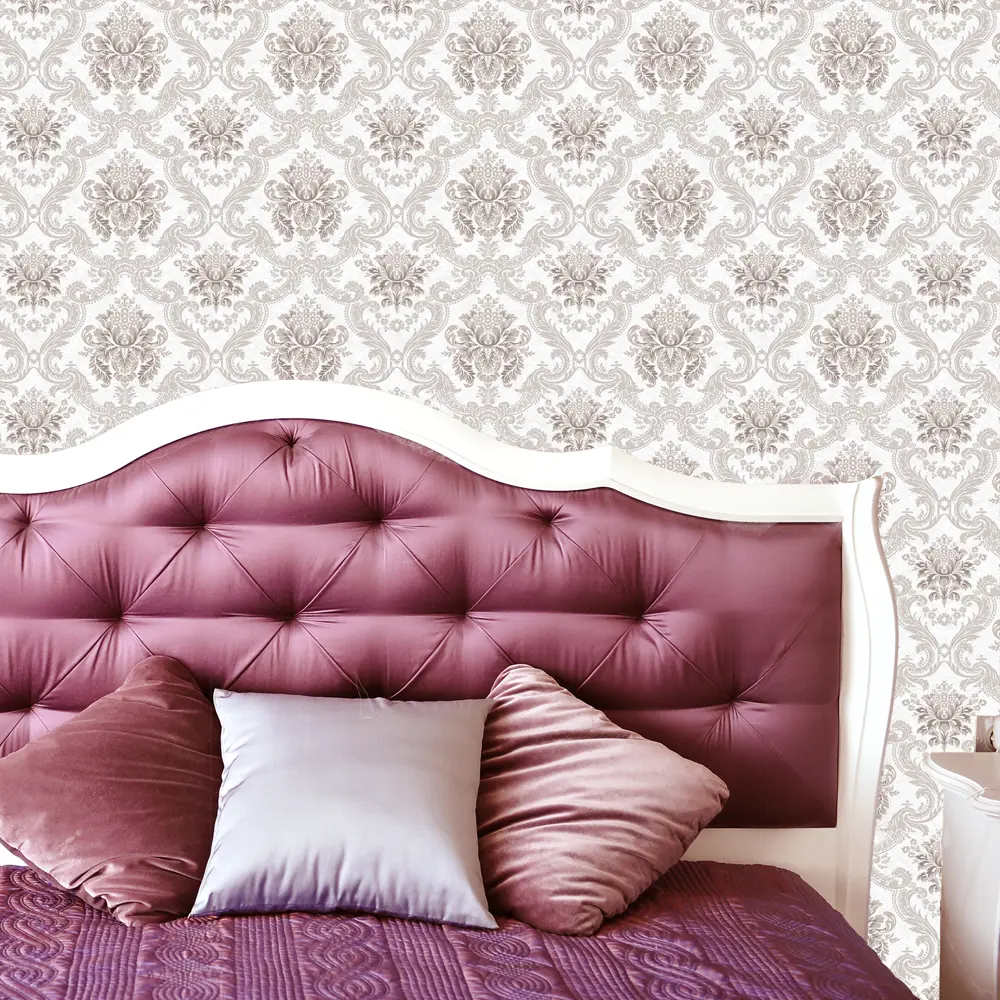 Обои виниловые Vog Collection Классика Дамаск бежевые 0.53 м 10026-28 STLM-2088102 - Вид №2