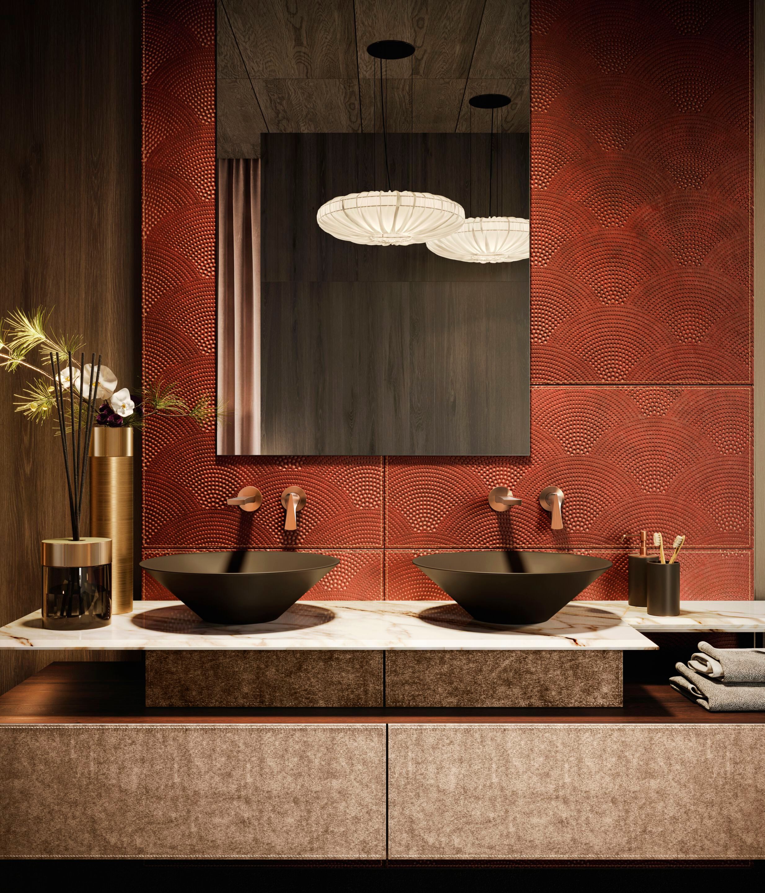 Хромированный латунный дозирующий носик для умывальника Gessi вентилятор ARCH-00117052 - Вид №1