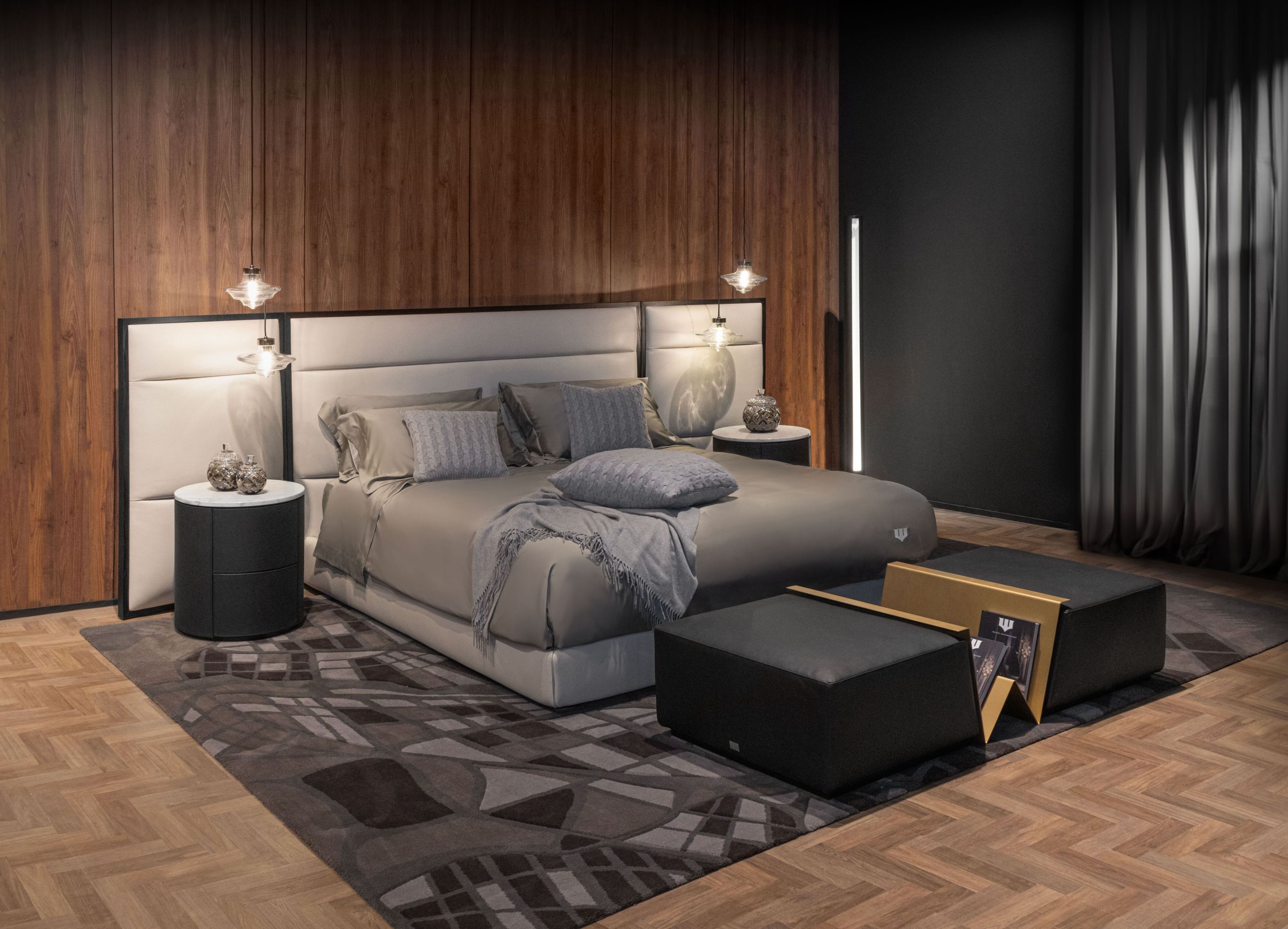 Круглая тумбочка с ящиками Wayne Enterprises Home Collection WE-076 ARCH-00054374 - Вид №4