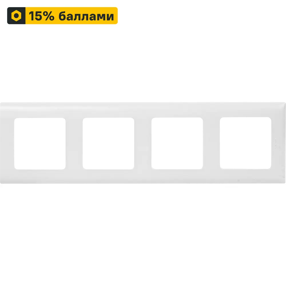 LEXMAN LILIAN Classic: Универсальная рамка для розеток 4 поста 86761674 STLM-0071386