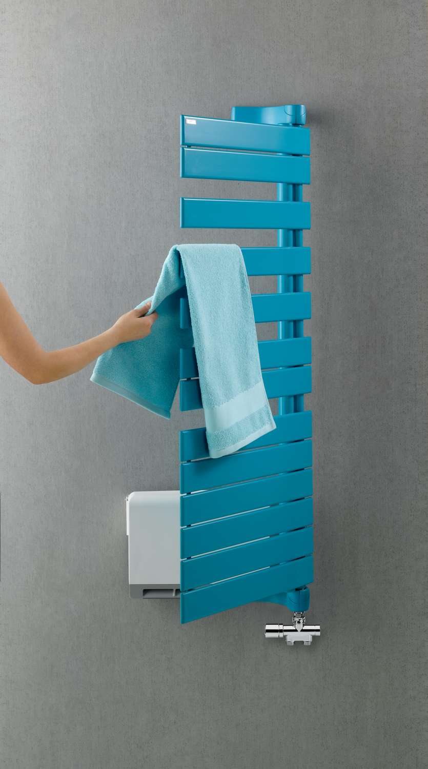 Водяной радиатор XRR128-055IFS Régate Twist +Air, pivot à droite (Avec soufflant) Acova 1280  - Вид №1