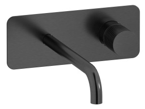 Настенный однорычажный смеситель для раковины с автоматическим сливом