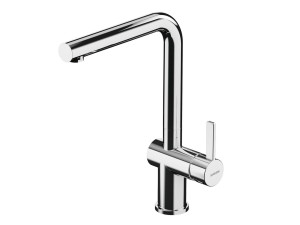 Однорычажный смеситель для кухни с поворотным изливом