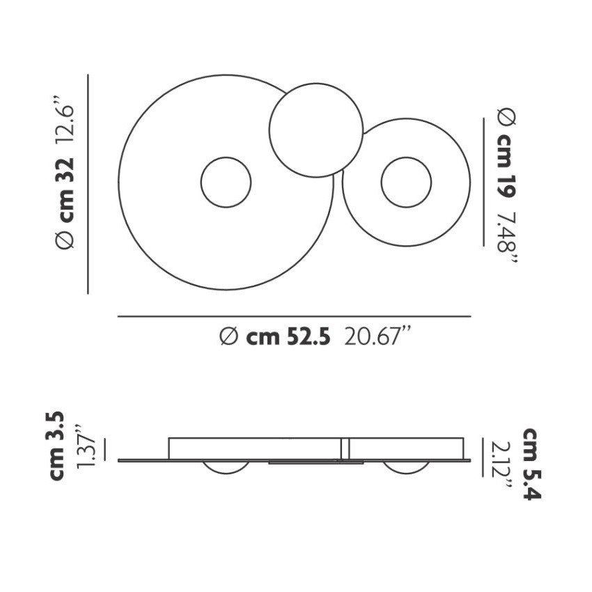 Studio Italia Design Bugia Double chrome 161039 потолочный (161011) 109993 - Вид №4