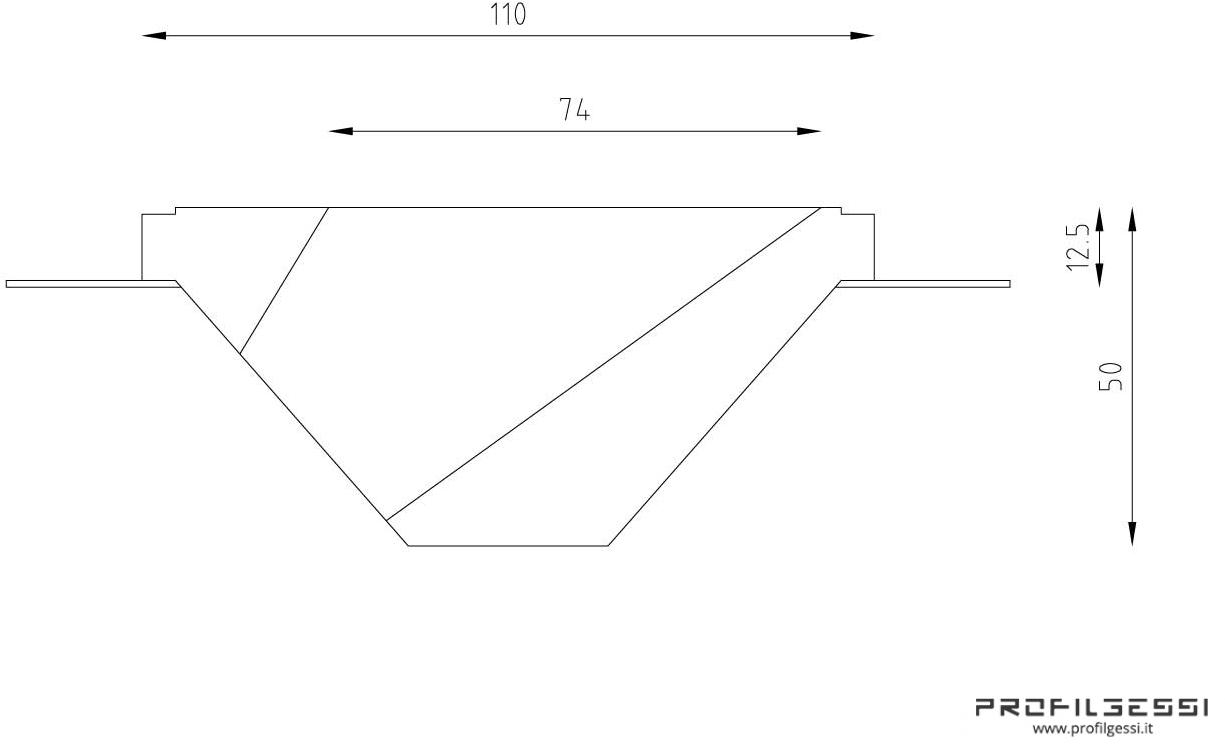 Profilgessi Встраиваемый держатель точечного светильника из гипса Illuminazione sun-id-1389032 - Вид №4