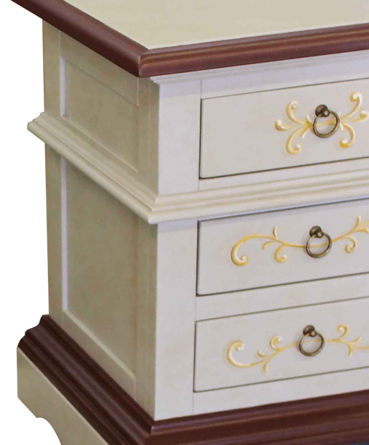 2833 Tifernoit Прикроватная тумба с 3 ящиками Zona Notte  - Вид №4