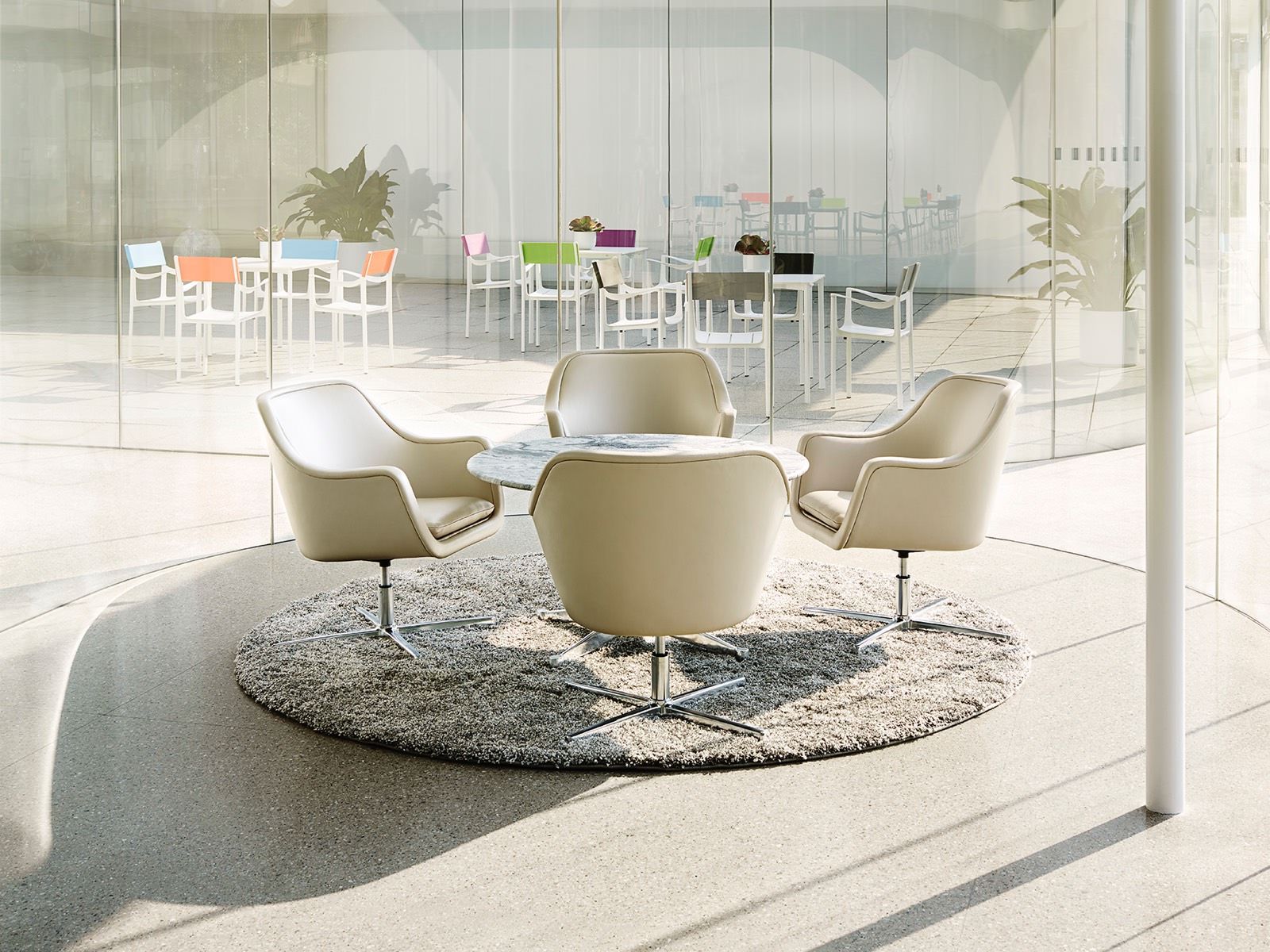 Мягкий стул с подлокотниками Herman Miller бампер ARCH-00095927 - Вид №3