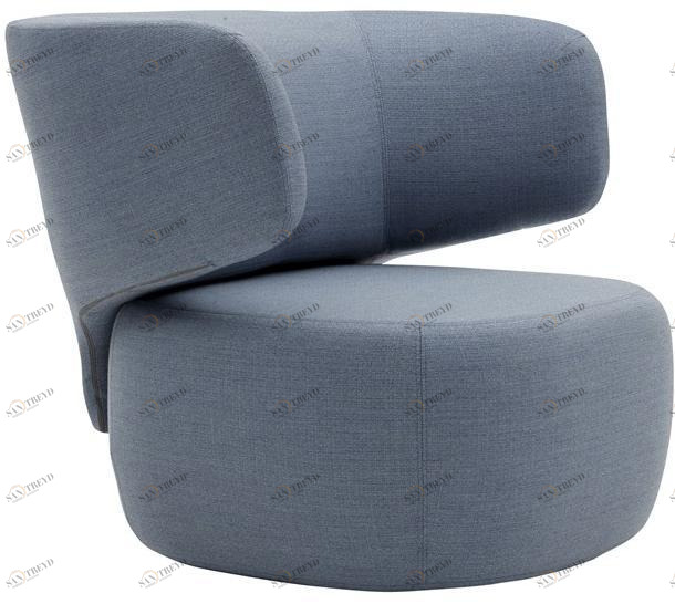 SOFTLINE Кресло из ткани в современном стиле Basel 2-249