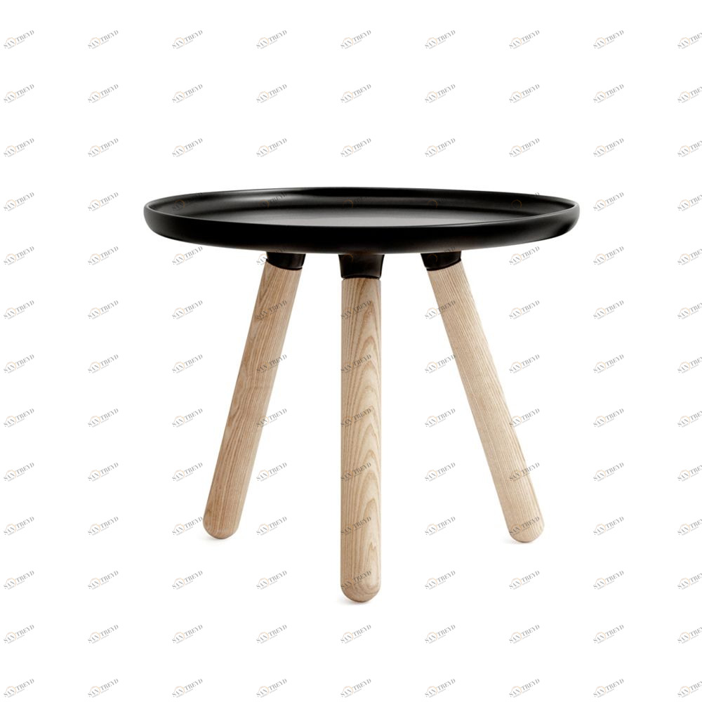 Стол Tablo маленький 42 x D50 cm, черный Normann Copenhagen 602110