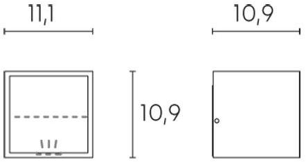 SOVIL Светодиодный настенный светильник для улицы из литого алюминия  99186/02  - Вид №3
