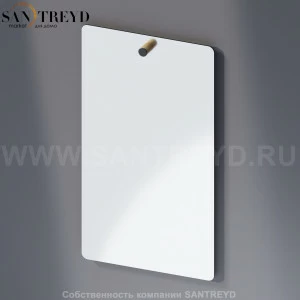 Agape DOT LINE Зеркало с держателем из натурального дуба ADTL0459.RT