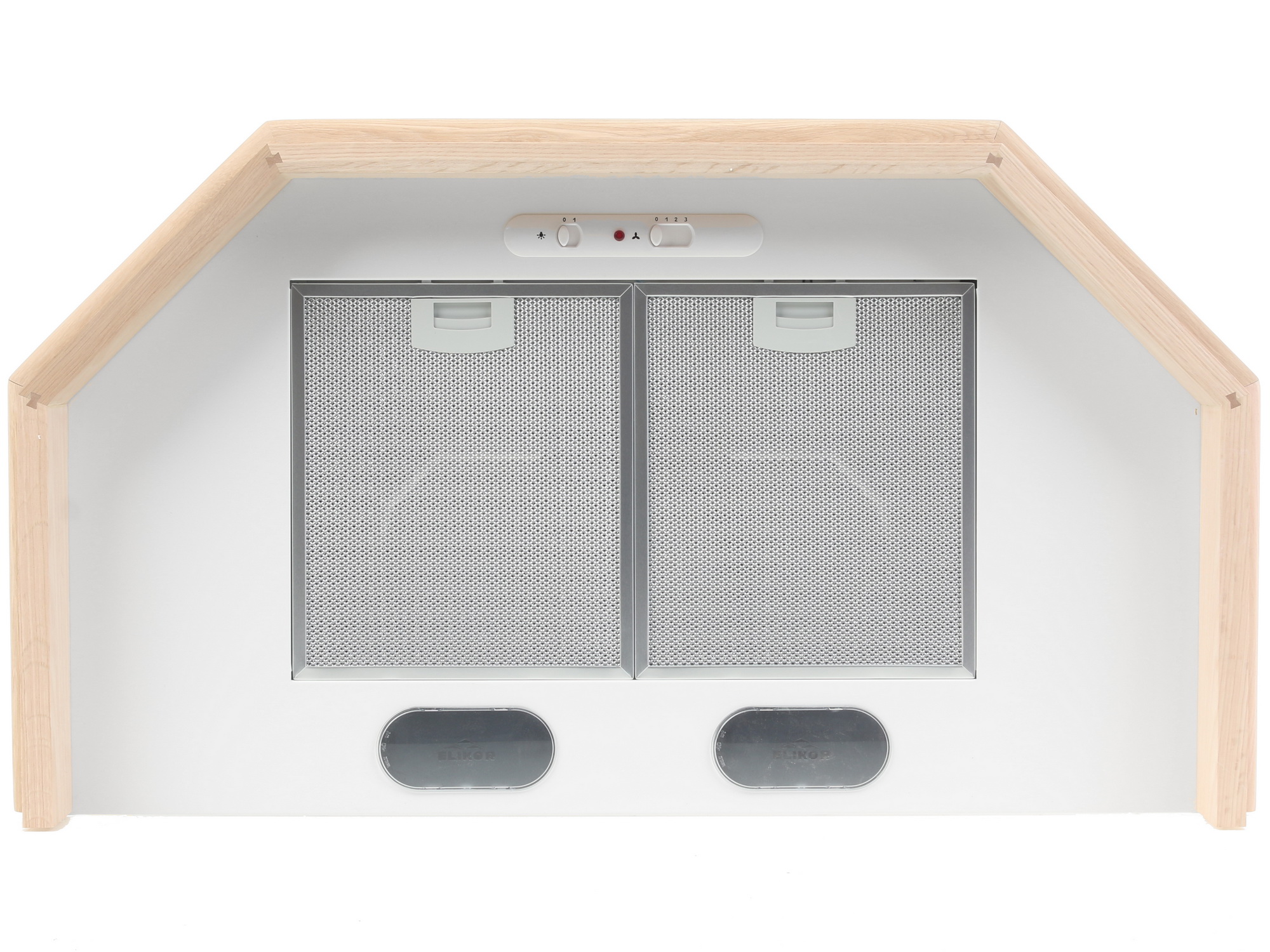 1074665 Вытяжка каминная ELIKOR Камин Грань 90П-650-П3Л бежевый/коричневый STDN-0014648 - Вид №4