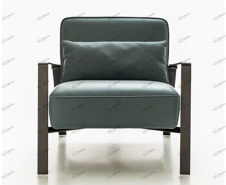 NICOLINE Кожаное кресло с подлокотниками sun-id-1472659