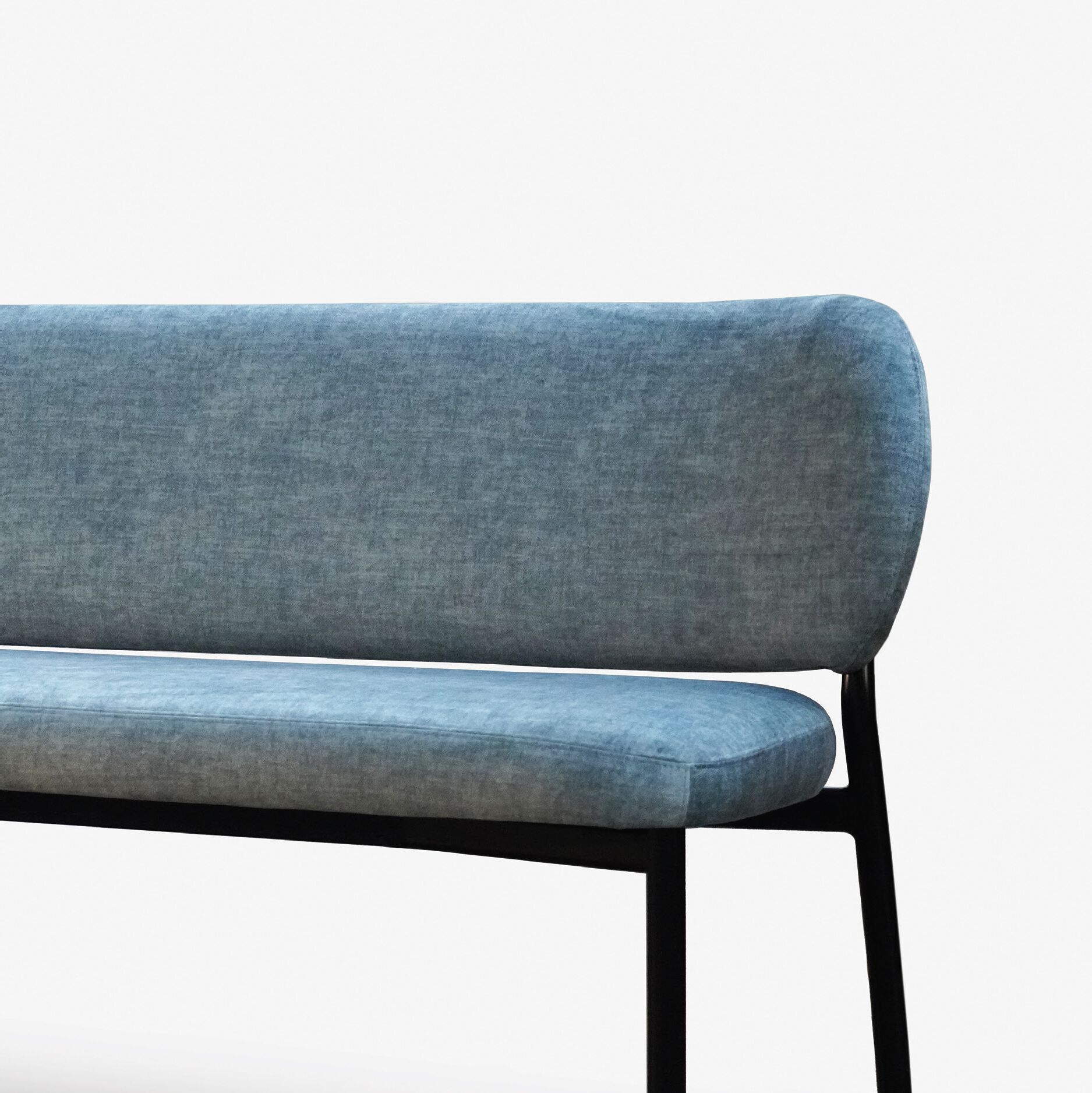 Тканевая скамья со спинкой Tonon Eli ARCH-00119016 - Вид №1