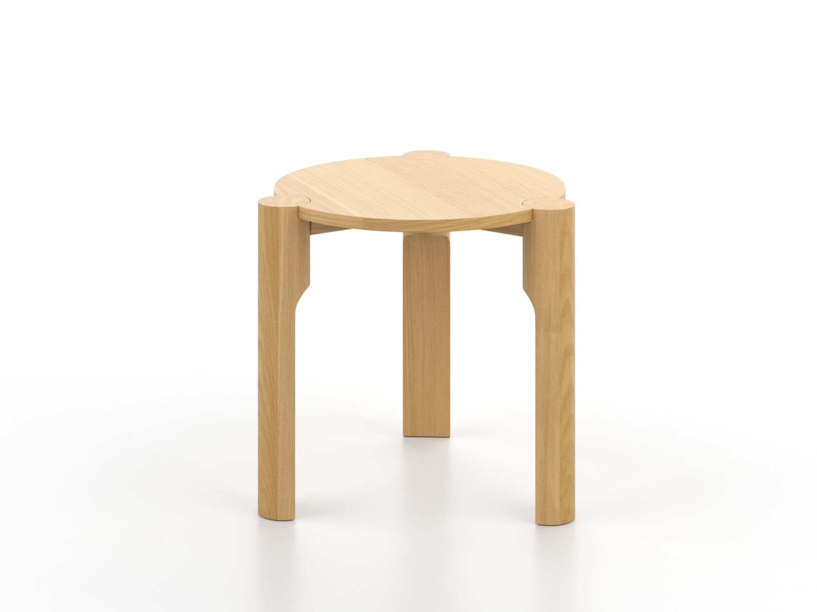 Круглый деревянный журнальный столик Omelette Editions Domus ARCH-00053734