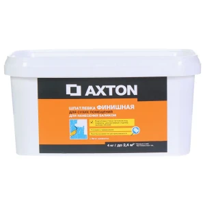 Шпатлевка финишная Axton для сухих помещений 4 кг 81951456 STLM-2174605